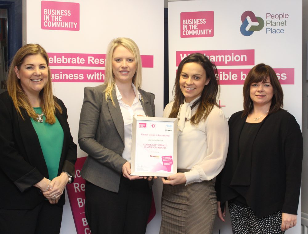 Parker Green shortlisted Community Impact Champion at BITC Awards 2015